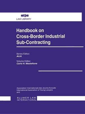 cover image of Handbook on Cross-Border Industrial Sub-Contracting